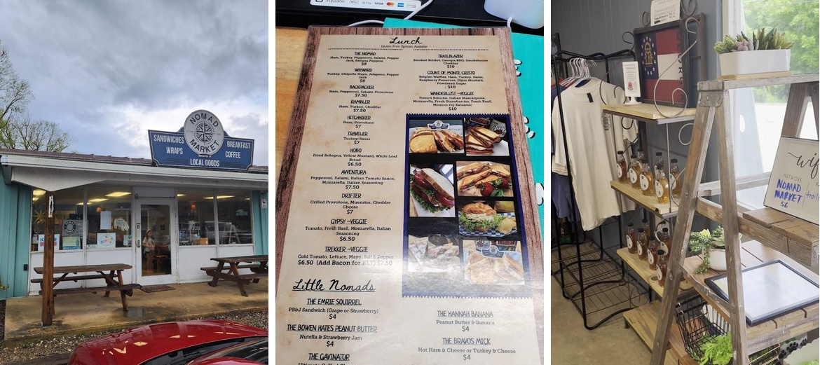 Nomad Market of Morganton GA, LLC Menu