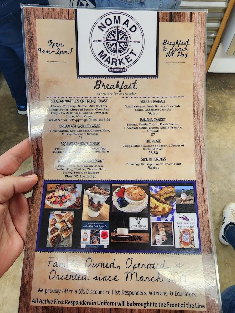Nomad Market of Morganton GA, LLC Menu image 4