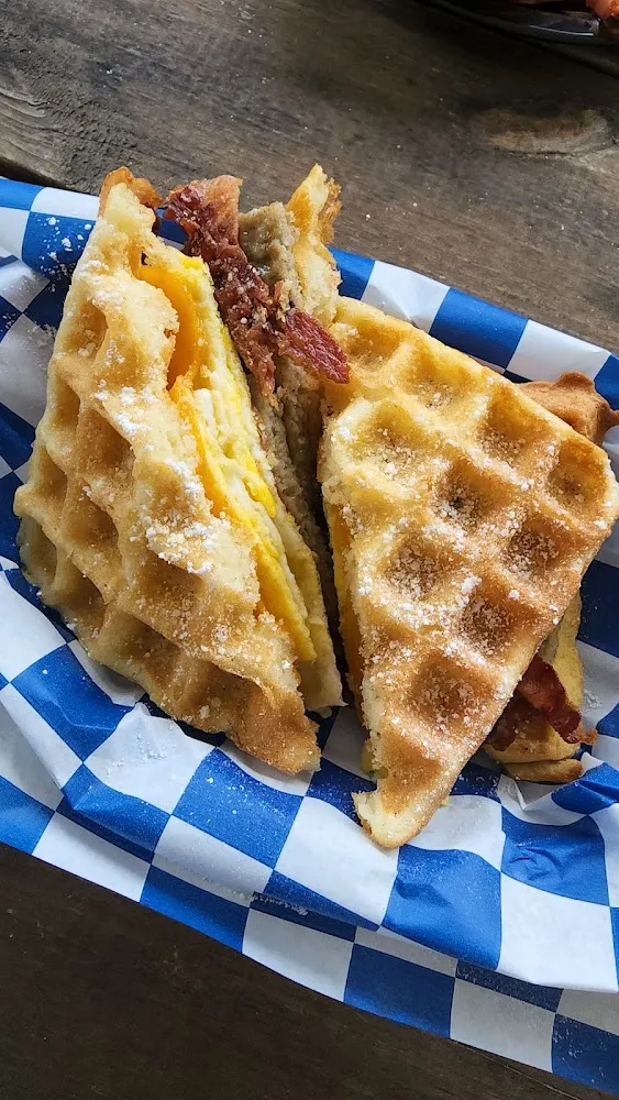Waffle Monte Cristo Sandwich